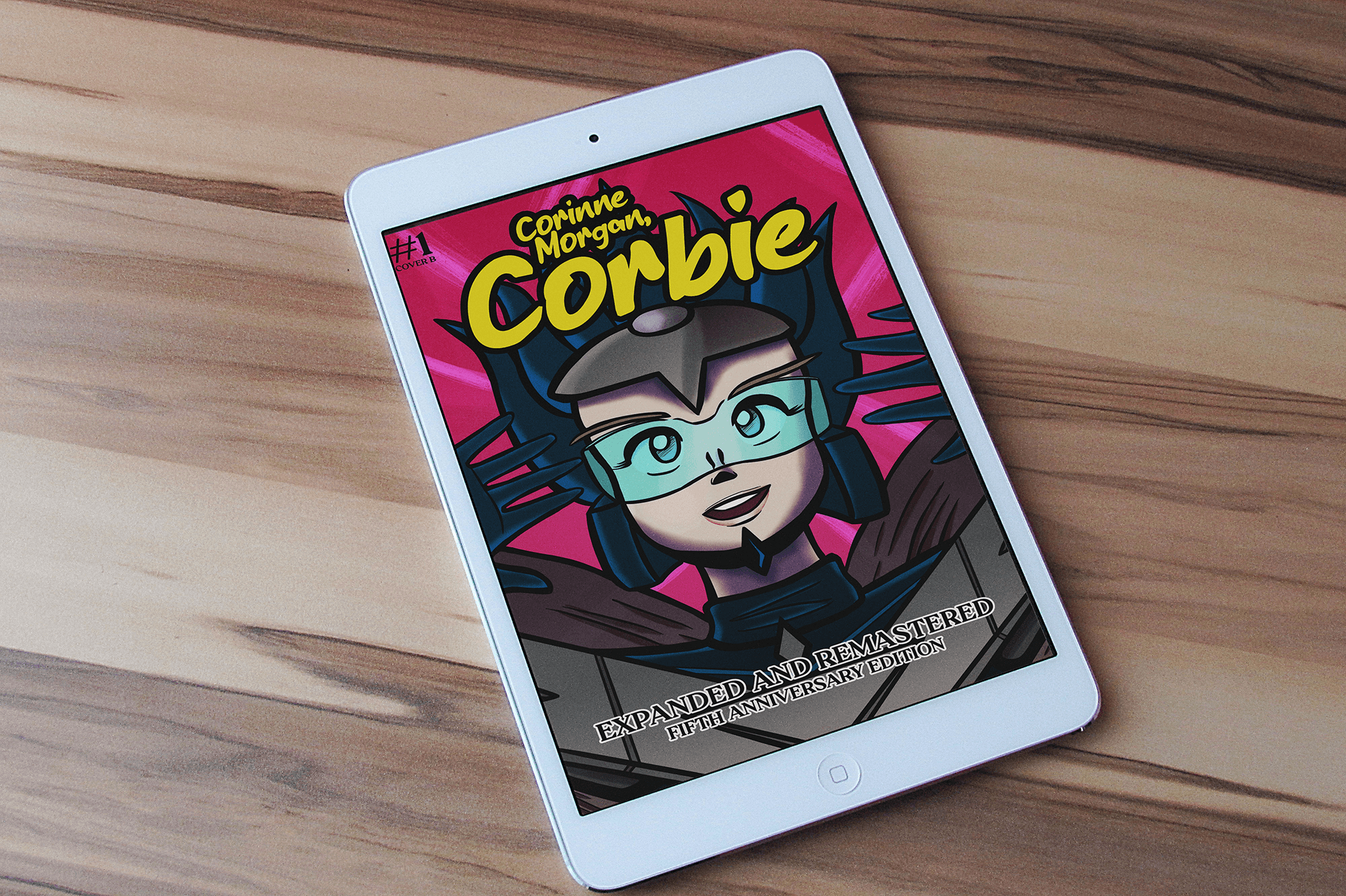 Corbie issue #1 on an Apple iPad.